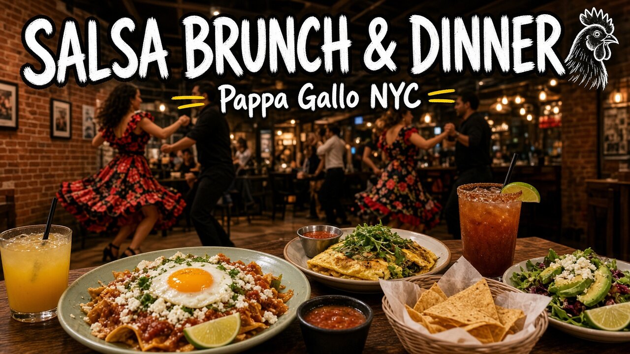 Salsa Brunch & Dinner flyer